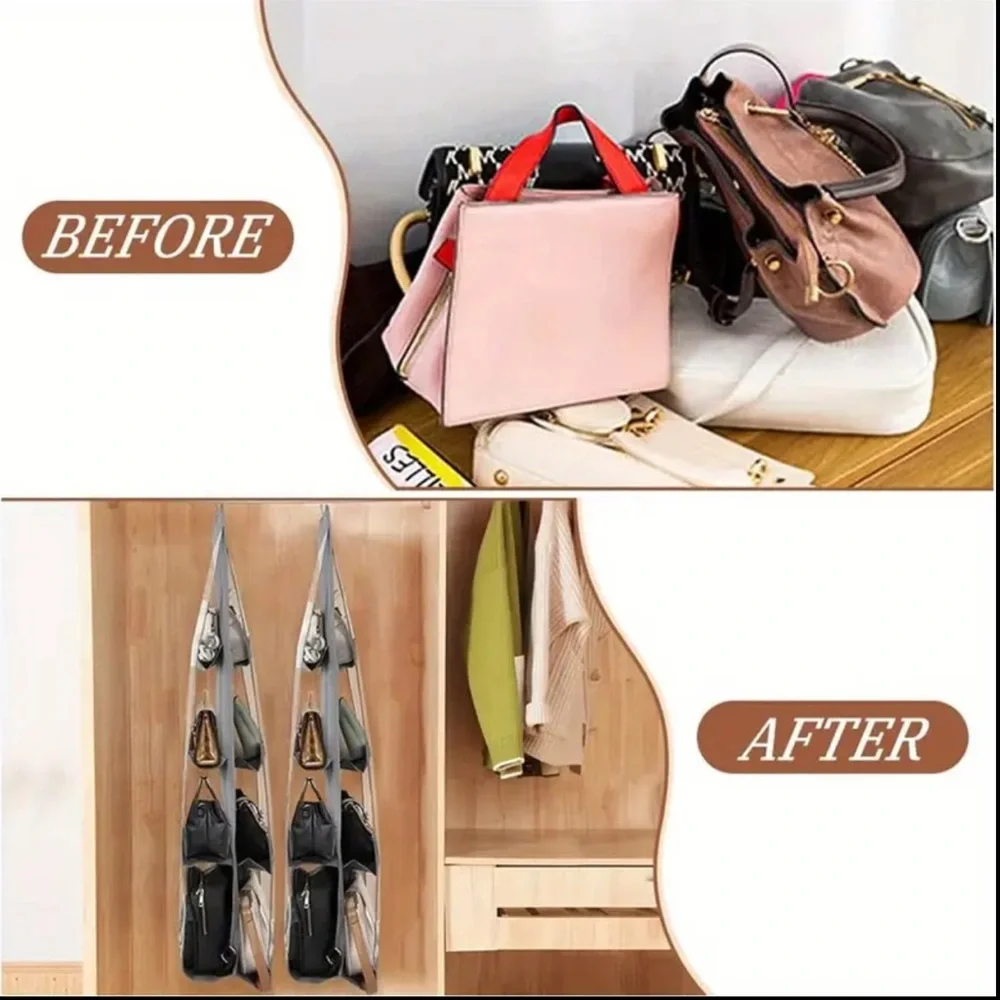 Organizer, 1pc, Hanging Storage Organizer for Handbags, Shoes, Jeans, et…